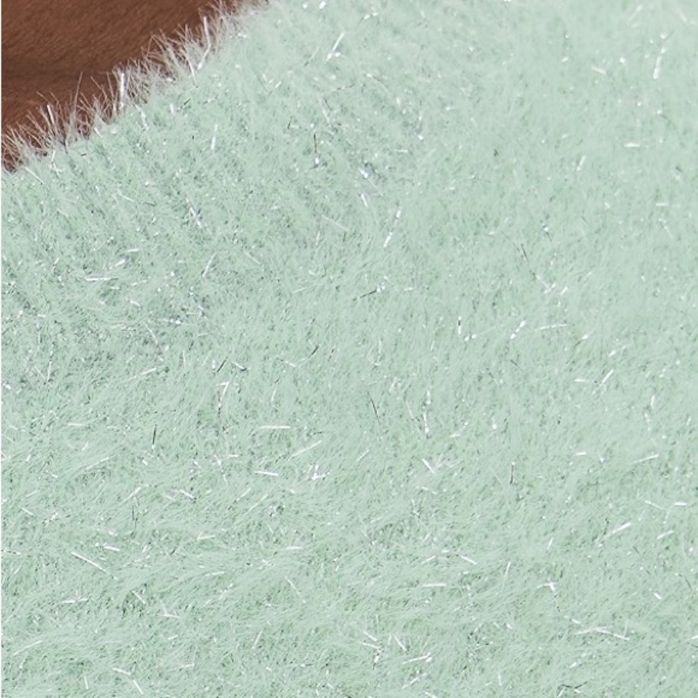 NWT LE BOP Tinsel Cropped Sweater. XS - Picture 3 of 6
